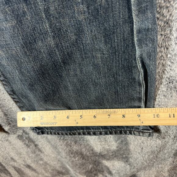 7 For All Mankind Jeans Mens 38 Bootcut Denim Distressed Classic Casual Pants - Picture 9 of 10